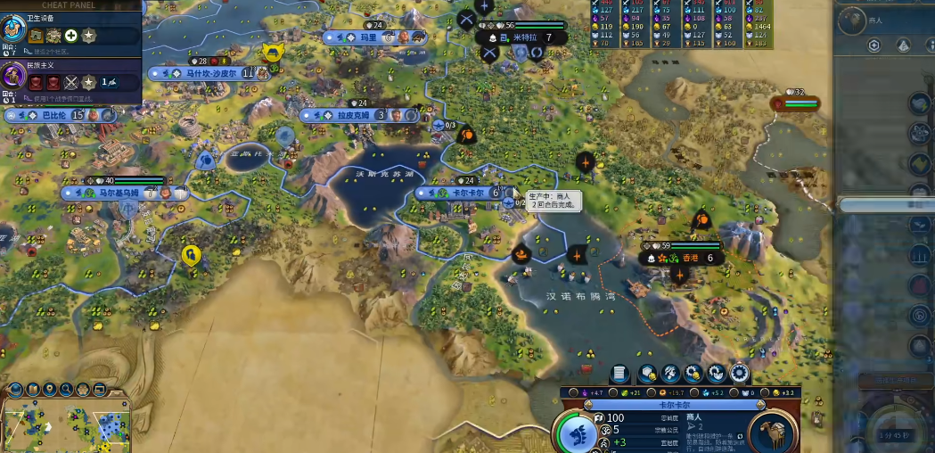 文明6巴比伦中期怎么玩