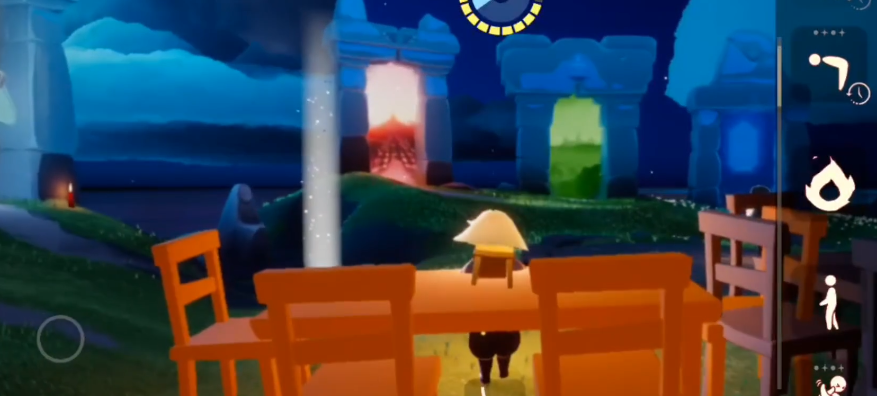 光遇单人如何用凳子瞬移人