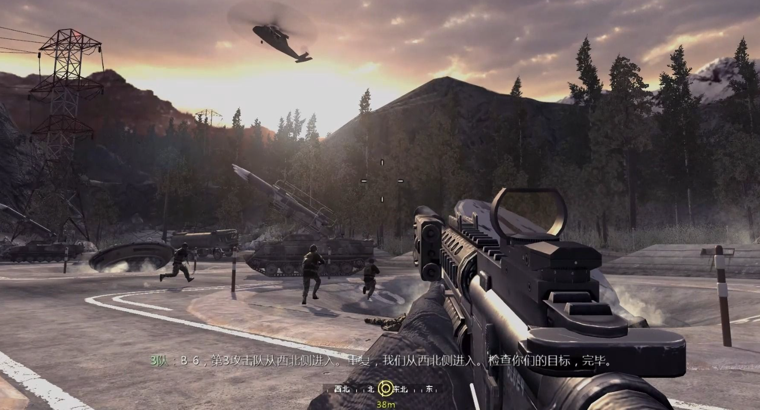 使命召唤4关卡怎么过的