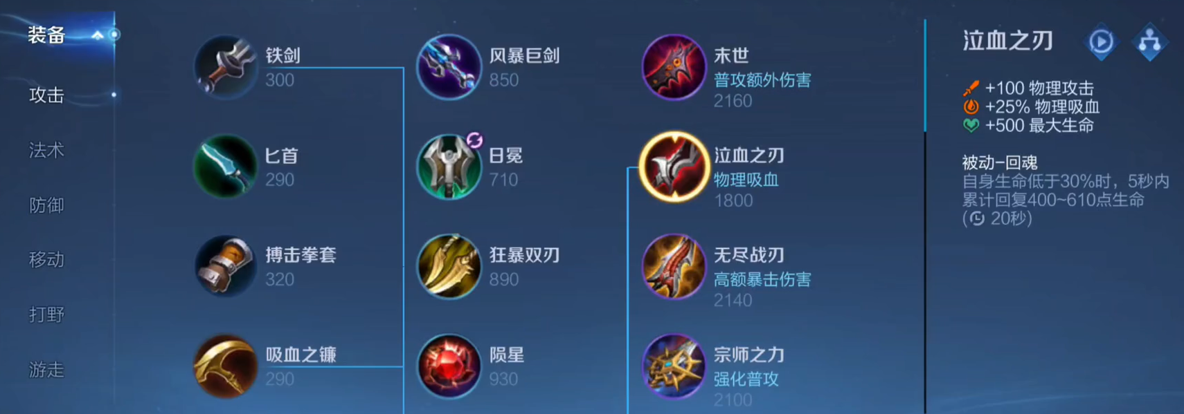 王者荣耀双射手打野怎么出装