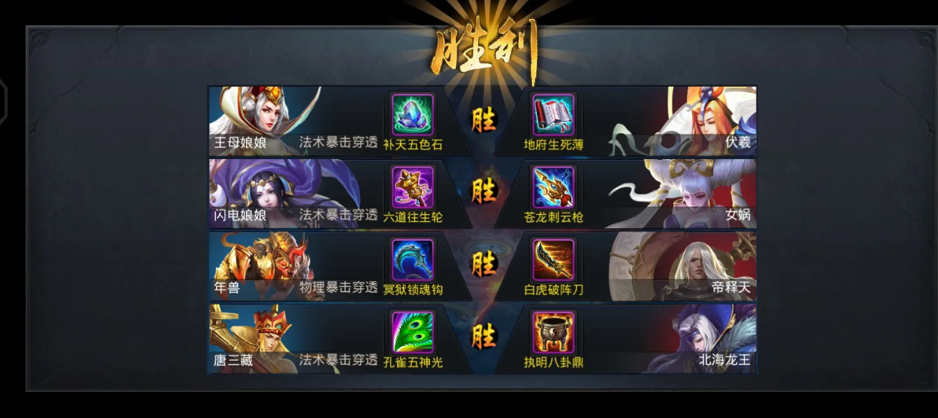 乱斗西游伏羲出什么装备