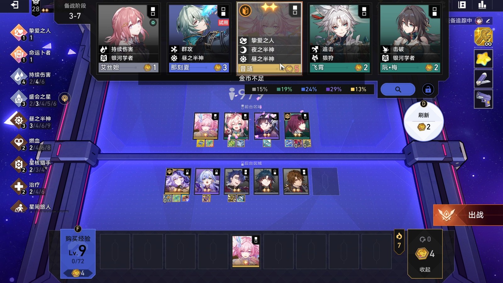 崩坏星穹铁道货币战争最强阵容是什么