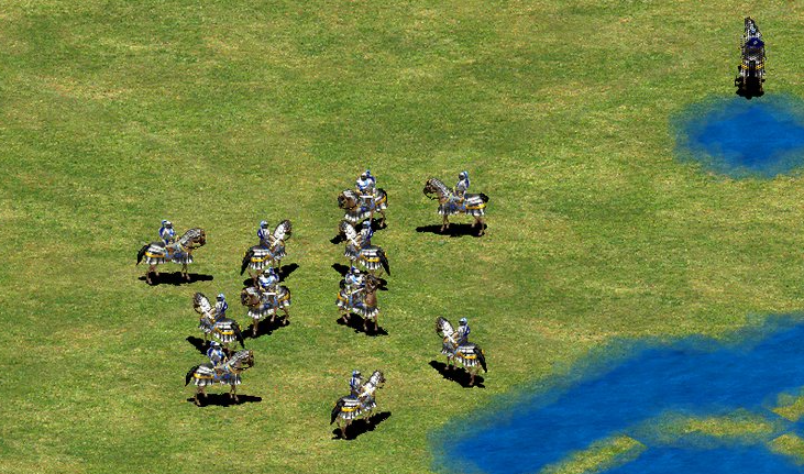 帝国时代2甲胄骑兵怎么打