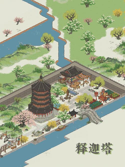 江南百景图释迦塔应放哪