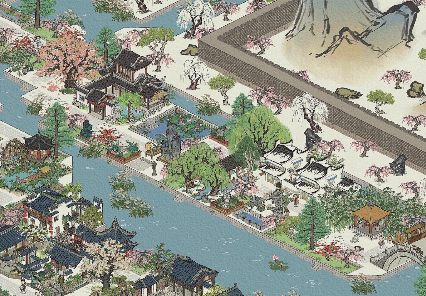 江南百景图如何砍枯木