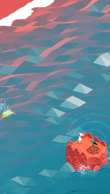 纪念碑谷水底石头在哪