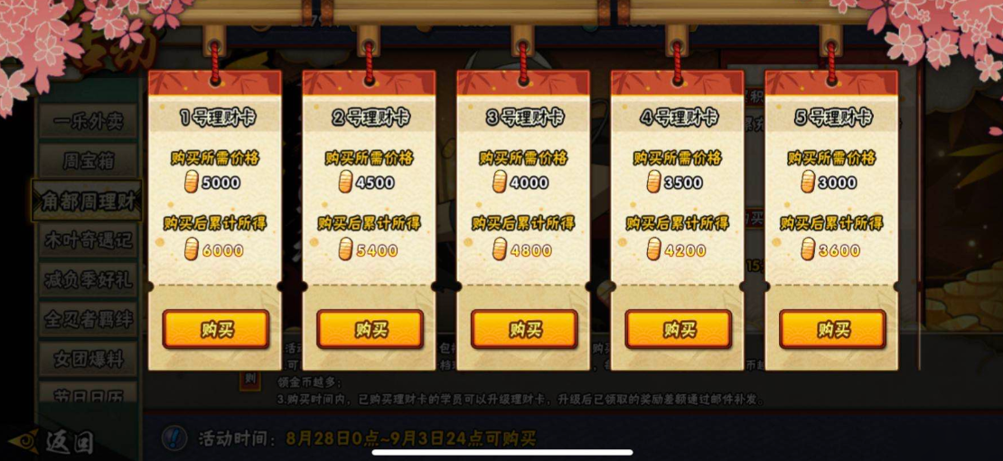 火影忍者手游角都理财怎么玩