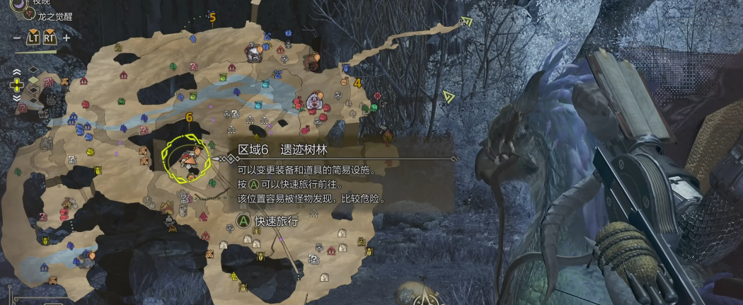 怪物荒野涌油谷后的图骨冢出什么