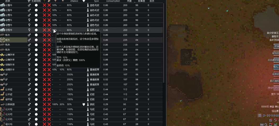 环世界前期食物怎么选
