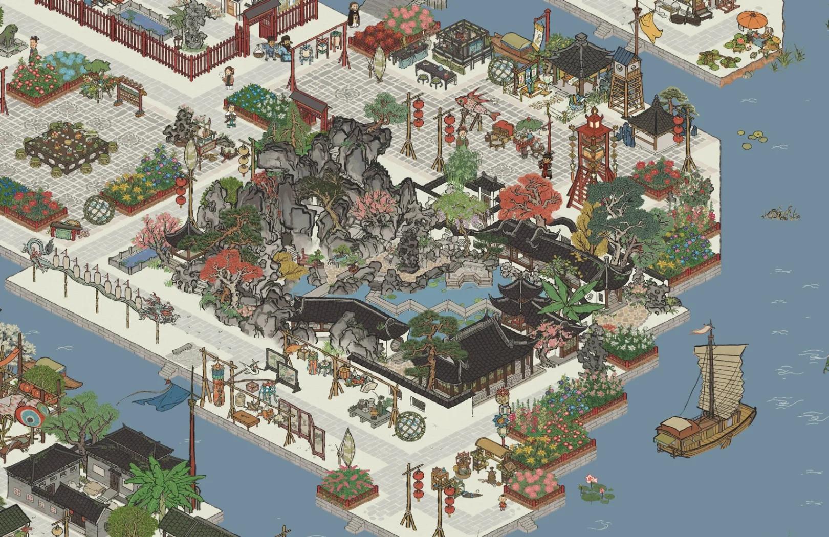江南百景图松江府做什么