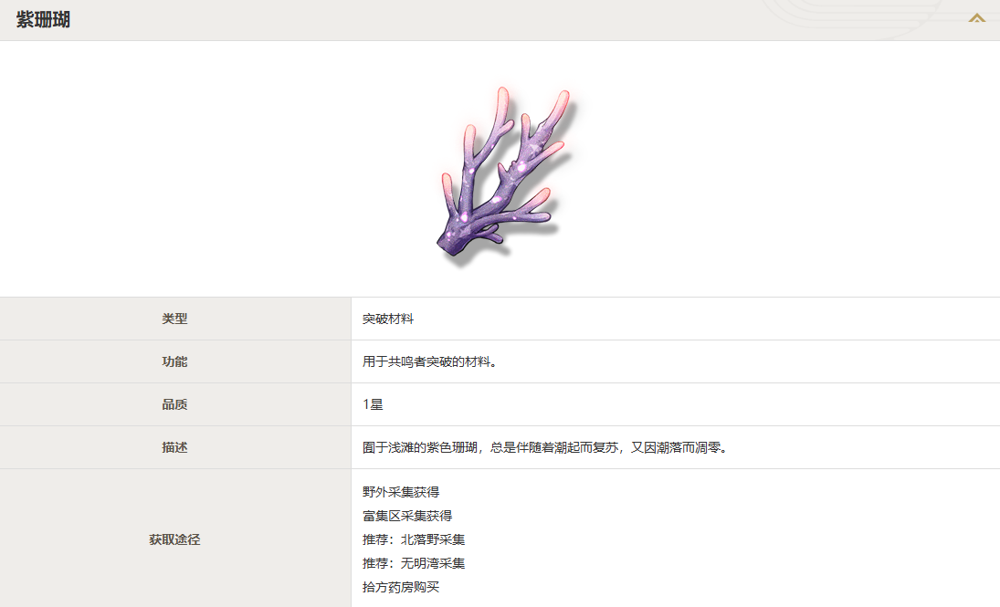 鸣潮紫色珊瑚怎么刷