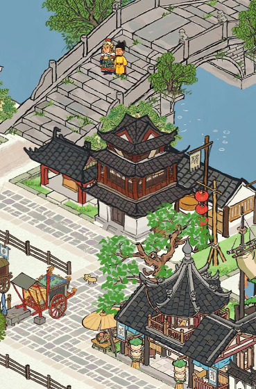 江南百景图在哪里卖东西