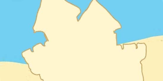 倒沙造城堡
