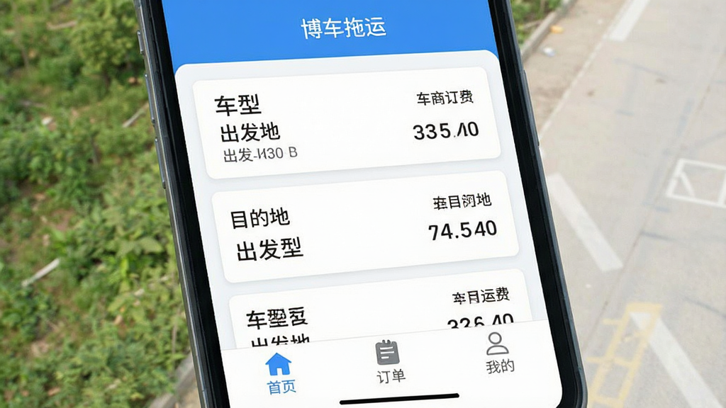 博车拖运-商品车运输接单