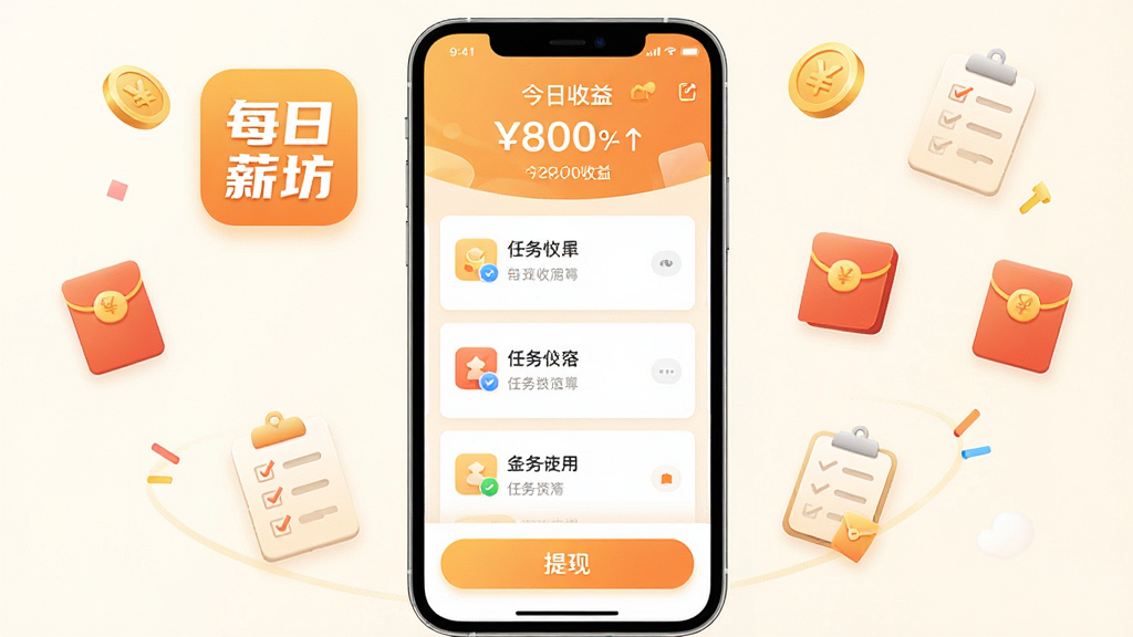 每日薪坊-手机兼职赚钱工具