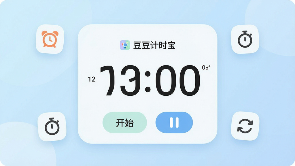 豆豆计时宝-专注计时提醒